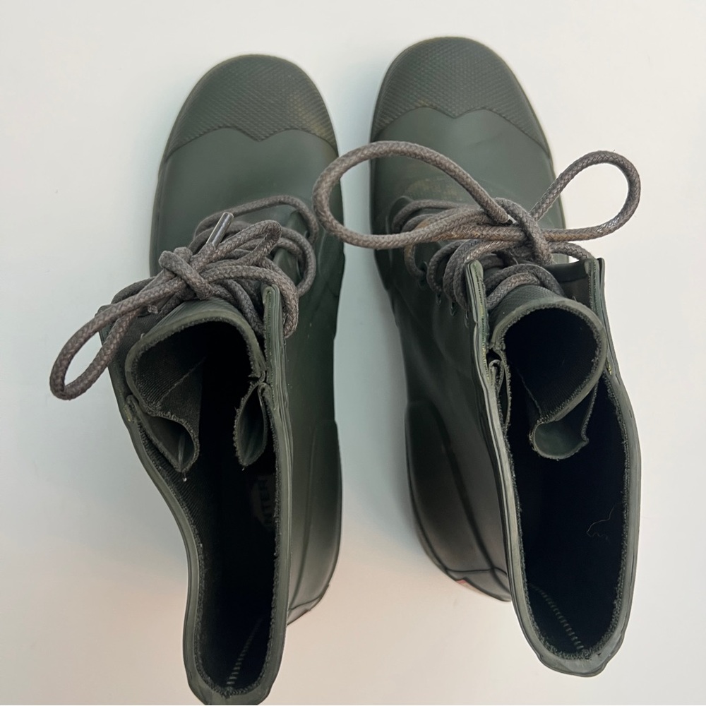 Hunter Rubber Rain Boots, Men Size 11 - Picture 5 of 7
